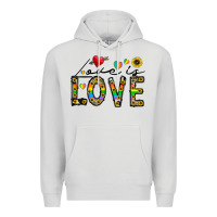 Dove Grey love is love Premium Hoodie - CowhideDigitalArt