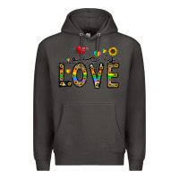 Smoke love is love Premium Hoodie - CowhideDigitalArt