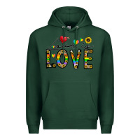 Sports Green love is love Premium Hoodie - CowhideDigitalArt