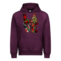 Mauve Wine christmas love Urban Hoodie - JahusDesignShop