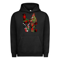 Pigment Black christmas love Urban Hoodie - JahusDesignShop