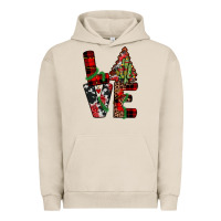Pigment French Oak christmas love Urban Hoodie - JahusDesignShop