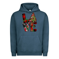 Pigment Midnight Navy christmas love Urban Hoodie - JahusDesignShop