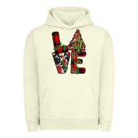 Pigment Pistachio christmas love Urban Hoodie - JahusDesignShop