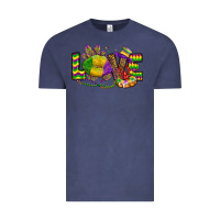 Vintage Denim love lips mardi gras Vintage Tee - OliviaCreatesArt
