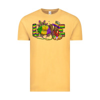 Vintage Mustard love lips mardi gras Vintage Tee - OliviaCreatesArt