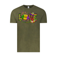 Vintage Olive love lips mardi gras Vintage Tee - OliviaCreatesArt