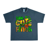 Midnight Navy St. Patrick's too cute to pinch Urban Heavy Tee - OliviaCreatesArt