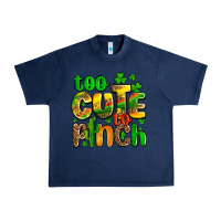 Navy St. Patrick's too cute to pinch Urban Heavy Tee - OliviaCreatesArt