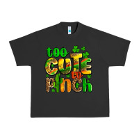 Pigment Black St. Patrick's too cute to pinch Urban Heavy Tee - OliviaCreatesArt