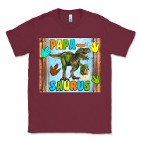 Burgundy papa saurus Classic Tee - Artiststas