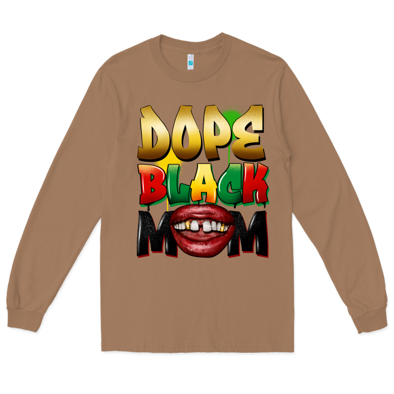 Dope Black Mom Long Sleeve Tee by FaDigitalArtStudio | Teevron