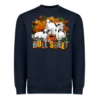 Navy bull sheet Heavyweight Sweatshirt - AdoDesignShop
