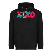 Black xoxo holstein cow Heavyweight Hoodie - AdoDesignShop