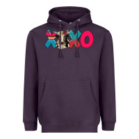Plum xoxo holstein cow Heavyweight Hoodie - AdoDesignShop