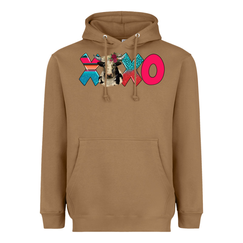Xoxo Holstein Cow Heavyweight Hoodie by AdoDesignShop | Teevron