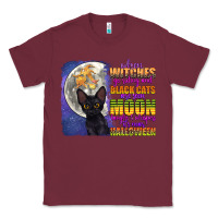 Burgundy when witches go riding Classic Tee - CowGirlArtShop