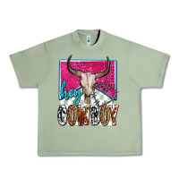 Oil Green western hey cowboy Urban Heavy Tee - OliviaCreatesArt