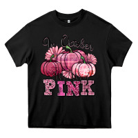 Black in october we wear pink pumpkin Heavy Core Tee - texasbilliewilder