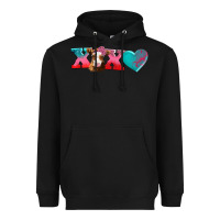 Black xoxo guarnsey cow Heavyweight Hoodie - AdoDesignShop