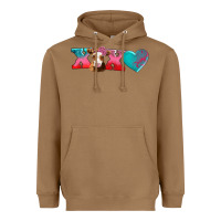 Toasted Coconut xoxo guarnsey cow Heavyweight Hoodie - AdoDesignShop