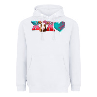 White xoxo guarnsey cow Heavyweight Hoodie - AdoDesignShop