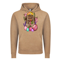 Vintage Coffee Rabbit And Carrot Easter Vintage Hoodie - BundleAndBundleShop
