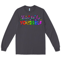 Smoke Western Dare To Be Yourself LGBTQ Long Sleeve Tee - BundleAndBundleShop