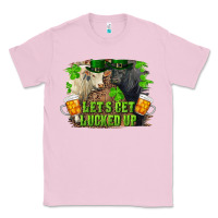Bubblegum Pink let's get lucked up charolais and black angus bull Classic Tee - RanaPortraitStore
