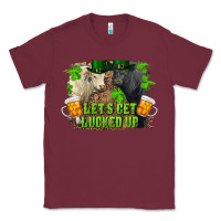 Burgundy let's get lucked up charolais and black angus bull Classic Tee - RanaPortraitStore