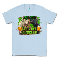 Dusty Blue let's get lucked up charolais and black angus bull Classic Tee - RanaPortraitStore