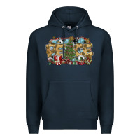 Navy peace Premium Hoodie - SublimationCraftShop