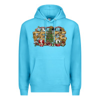 Ocean Blue peace Premium Hoodie - SublimationCraftShop