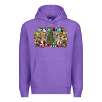 Purple peace Premium Hoodie - SublimationCraftShop