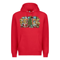Red peace Premium Hoodie - SublimationCraftShop
