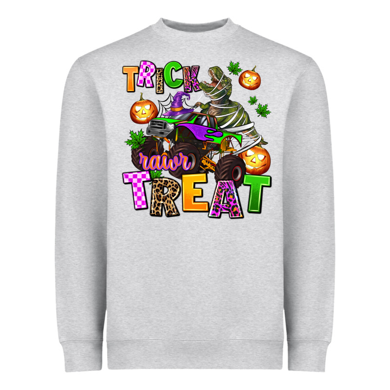 Trick Rawr Treat Heavyweight Sweatshirt by AdoDesignShop | Teevron