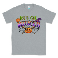Heather Grey lets get wicked Classic Tee - CowGirlArtShop