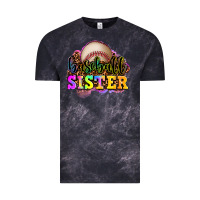 Cloud Black baseball sister Vintage Tee - OliviaCreatesArt