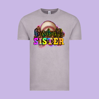 Baseball Sister Vintage Tee Designed By Oliviacreatesart