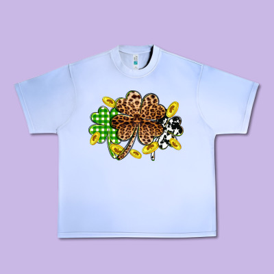 St. Patrick's Day Shamrocks Urban Heavy Tee Designed By Oliviacreatesart