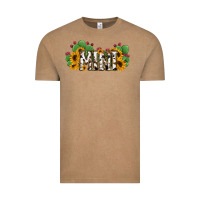 Vintage Coffee Cactus Cowhide Sunflower Mama and Mini Set Vintage Tee - Jasminsmagicworld
