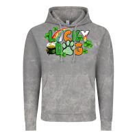 Cloud Rock lucky dog St. Patricks Day Vintage Hoodie - FaDigitalArtStudio