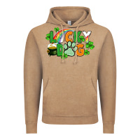 Vintage Coffee lucky dog St. Patricks Day Vintage Hoodie - FaDigitalArtStudio