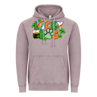 Vintage Zinc lucky dog St. Patricks Day Vintage Hoodie - FaDigitalArtStudio
