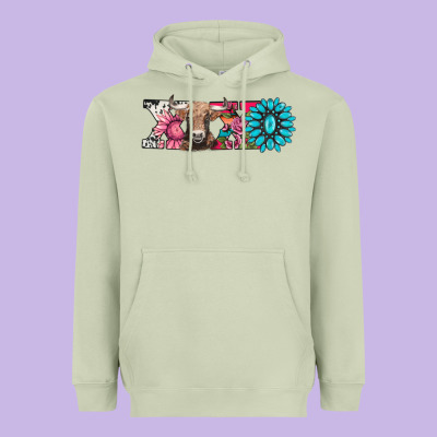 Xoxo Braunvieh Cow Heavyweight Hoodie Designed By Adodesignshop