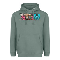 Sage xoxo braunvieh cow Heavyweight Hoodie - AdoDesignShop