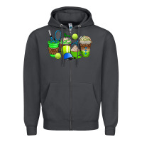 Smoke tennis coffee cups Zipper Hoodie - AdoDesignShop