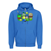 True Royal tennis coffee cups Zipper Hoodie - AdoDesignShop