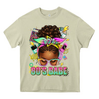 Mossy 80's babe afro messy bun Heavy Core Tee - texasbilliewilder