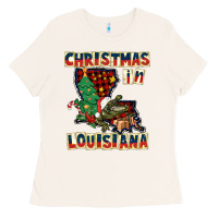 Bone christmas in louisiana Ladies Tee - CowGirlArtShop